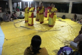JS all women team performing @Muktamancha,Digambarpur